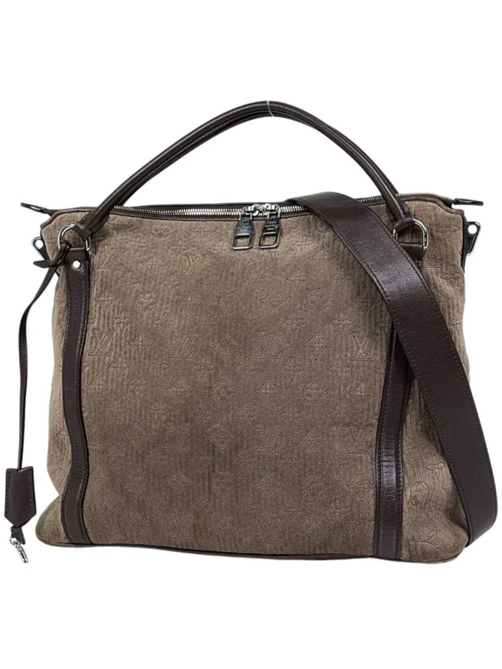 Louis Vuitton Ixia MM 2-Way Shoulder Bag Monogram Antia Brown