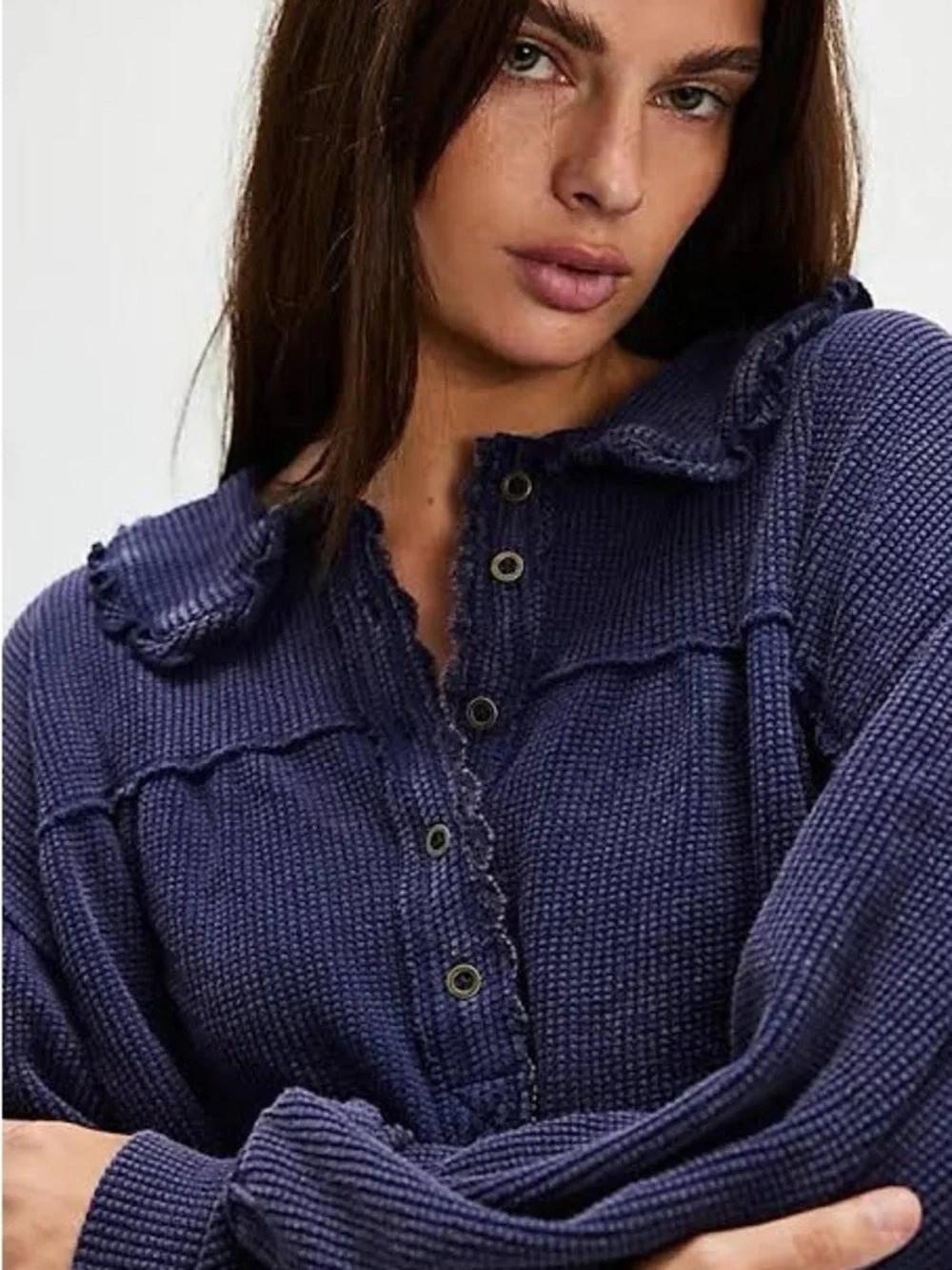 Free People relaxed indigo