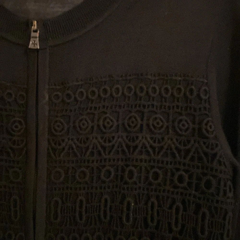 Tory Burch wool zipper cardigan