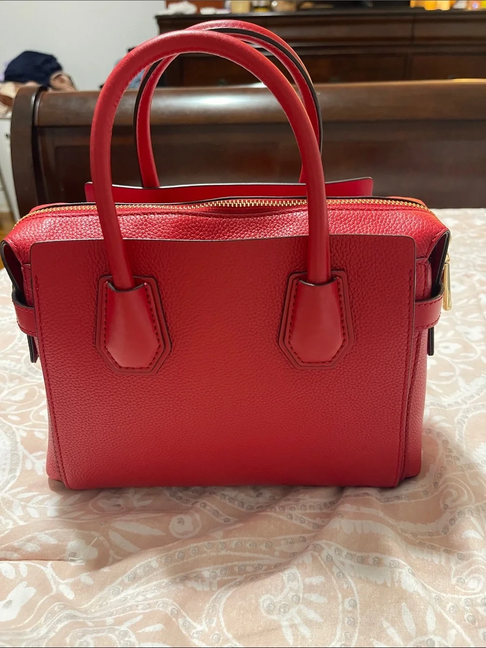 Michael Kors structured pebbled