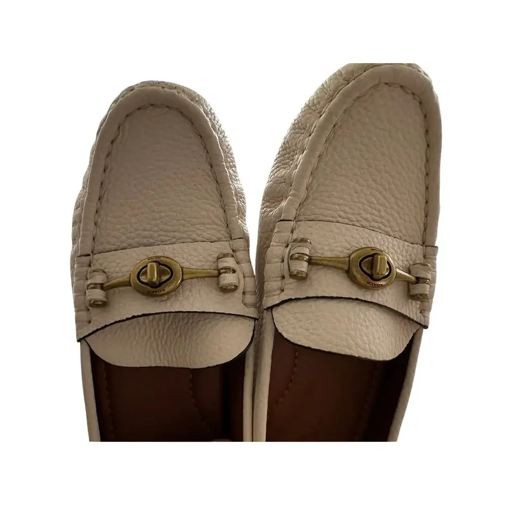 Coach Women’s Crosby Leather Driver Loafer Size 6.5B