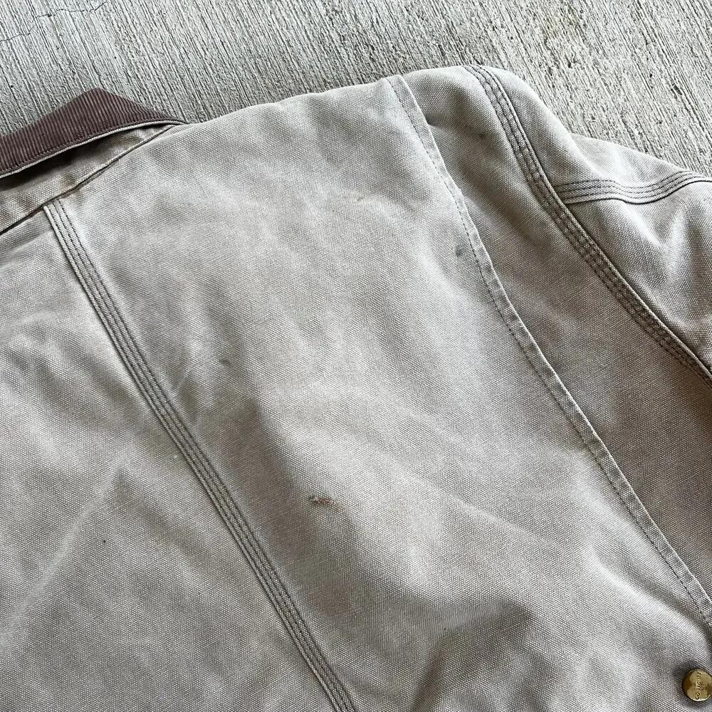 Carhartt cropped detroit style brown work wear jacket