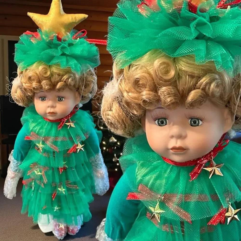 Vintage festive green