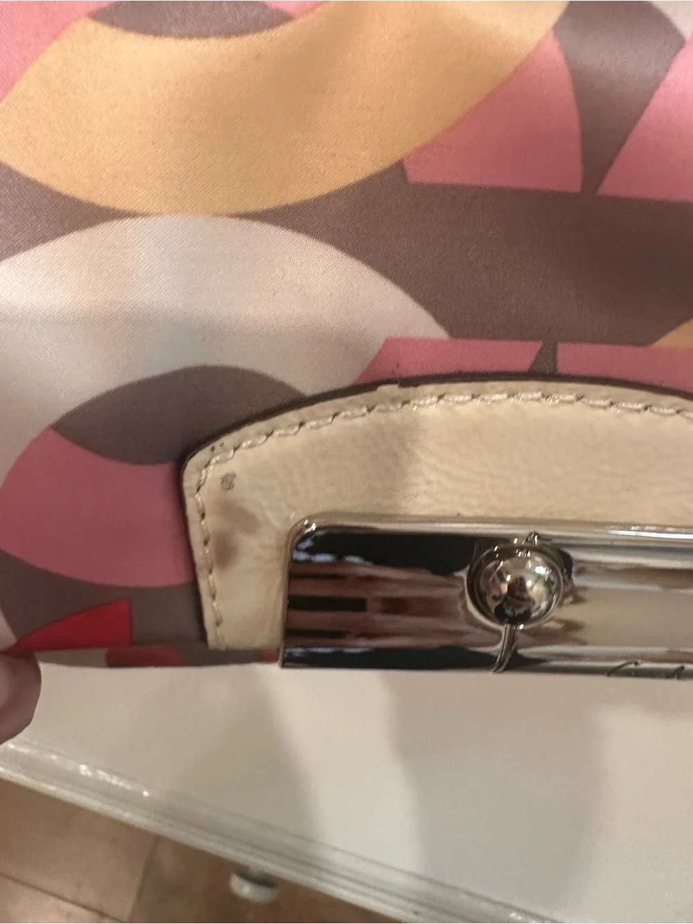 Coach tote interior