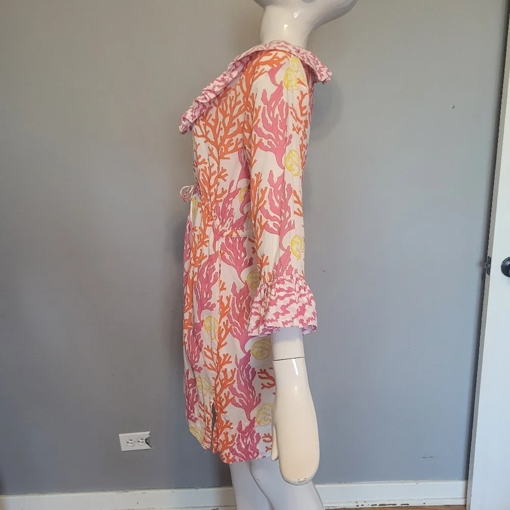 Gretchen Scott Designs Sea Print Coverup, VGUC, Size S