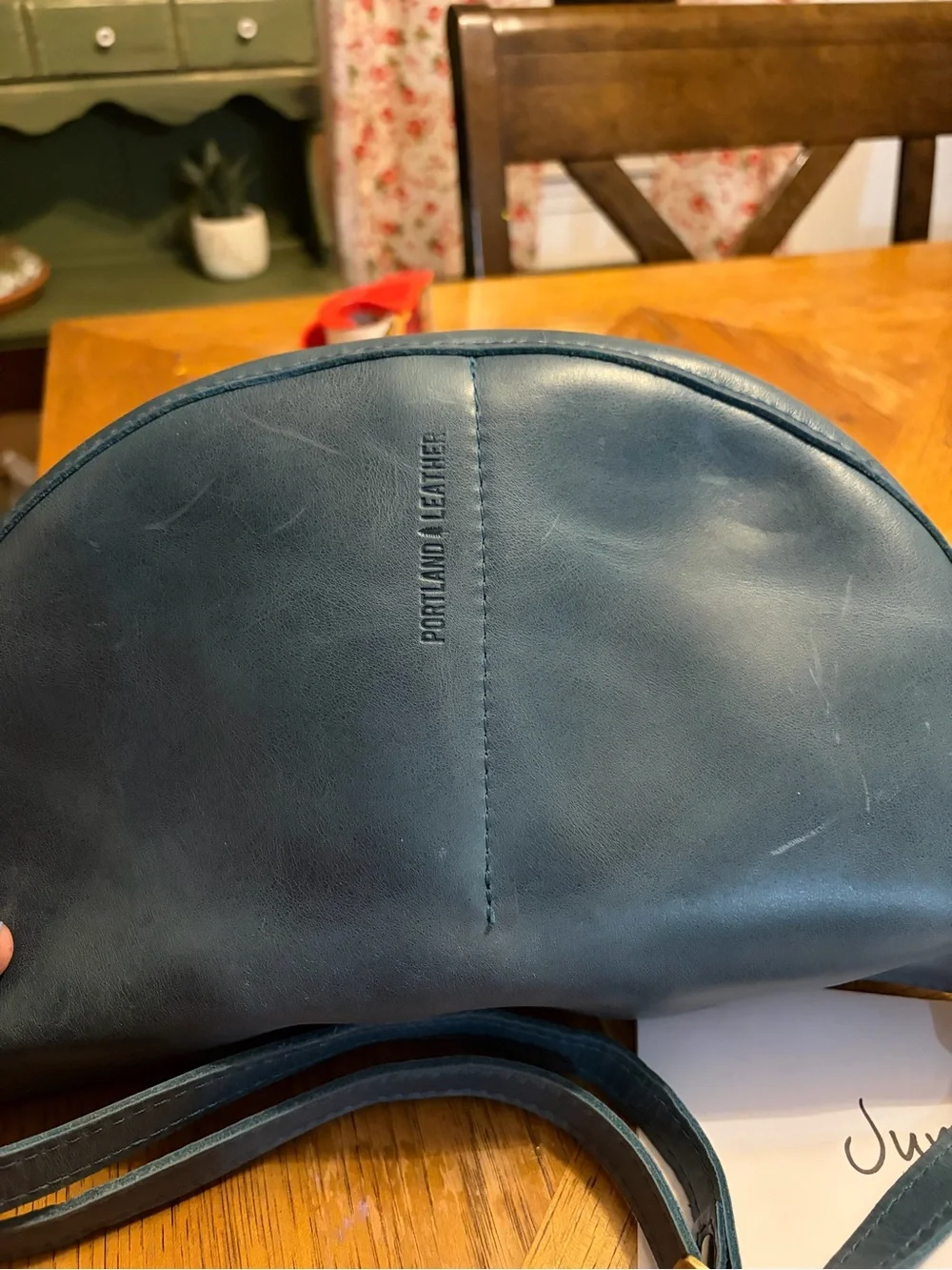 portland leather goods stylish blue