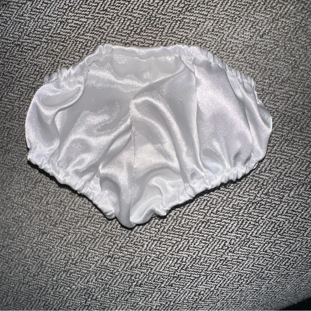 Build-A-Bear WHITE SATIN PANTIES PANTY Teddy Underwear Clothes Accessory