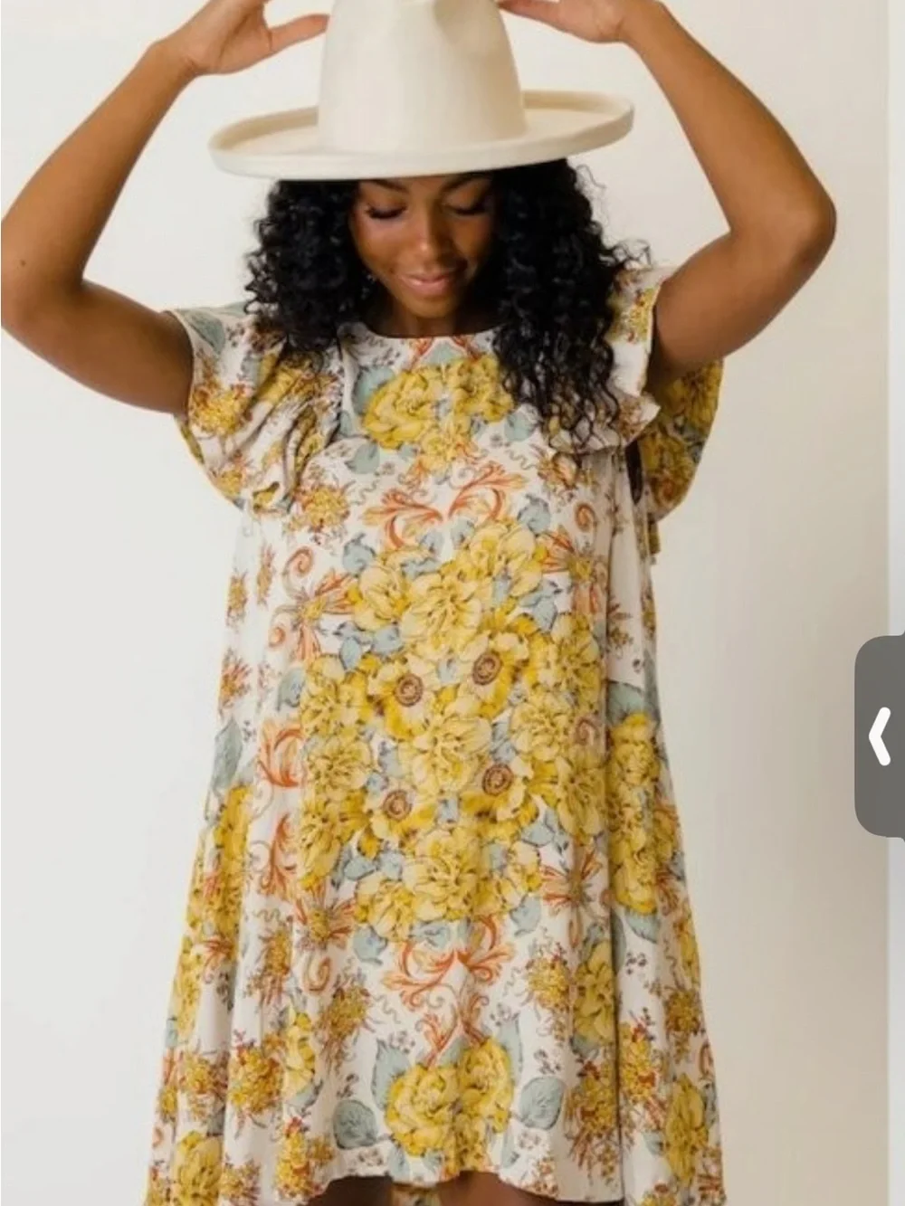 Free People Yara Printed mini Tea Dress