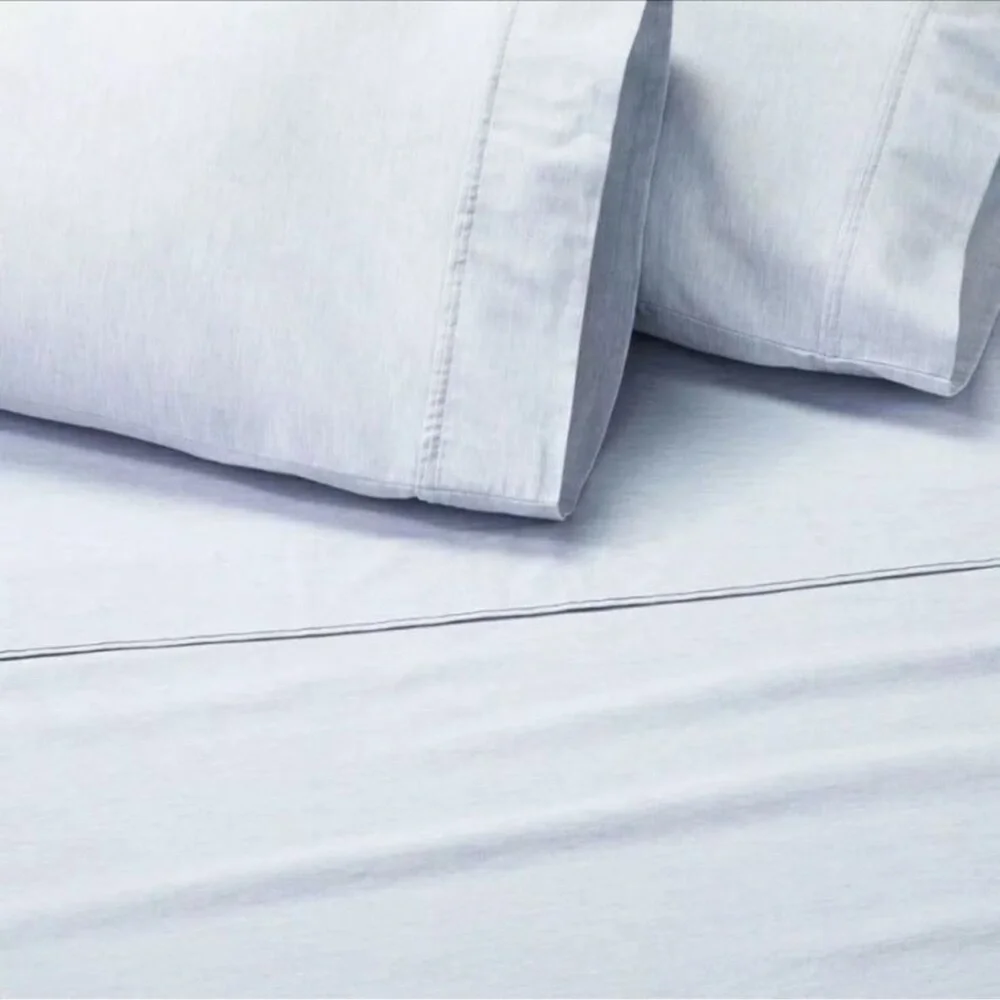 Hearth & Hand Magnolia Blue Dyed Melange Full Bed Sheet Set