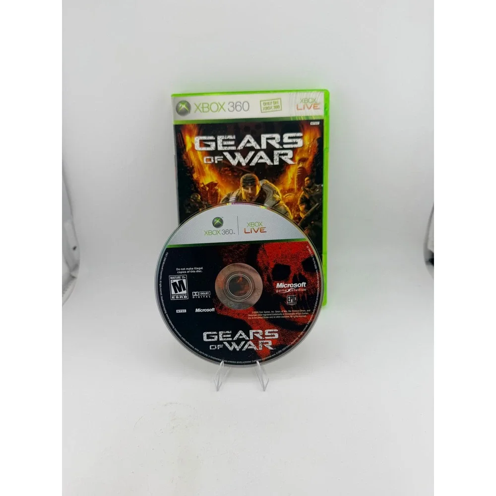 Gears of War Microsoft Xbox 360 2006‎ Tactical Third Person Shooter M NTSC OG