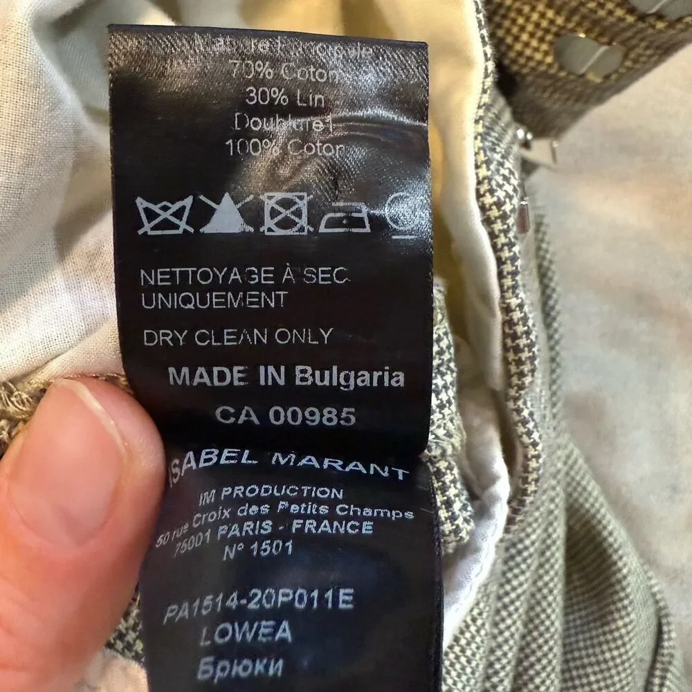 Isabel Marant approximate measurements