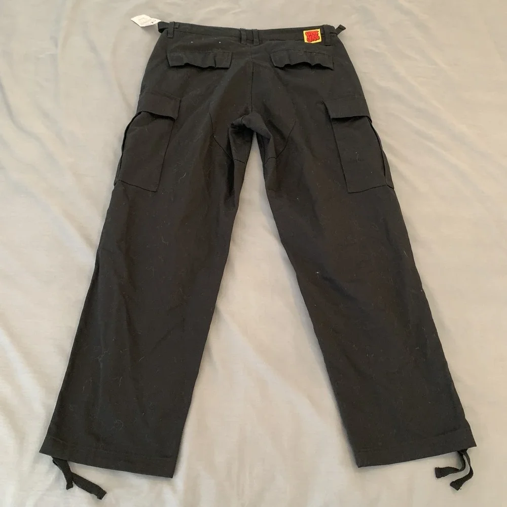 Empyre Cargo Pants Mens 28x30 Black Empyre Stax Loose Fit Adj. Waist Sk8 Street‎