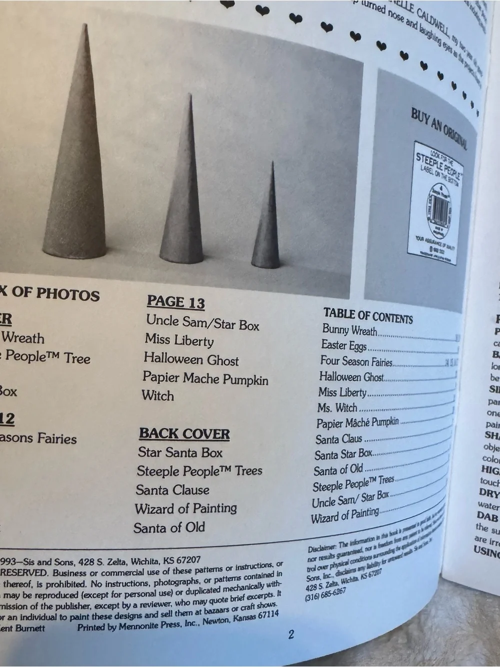 N/A steeple written vintage