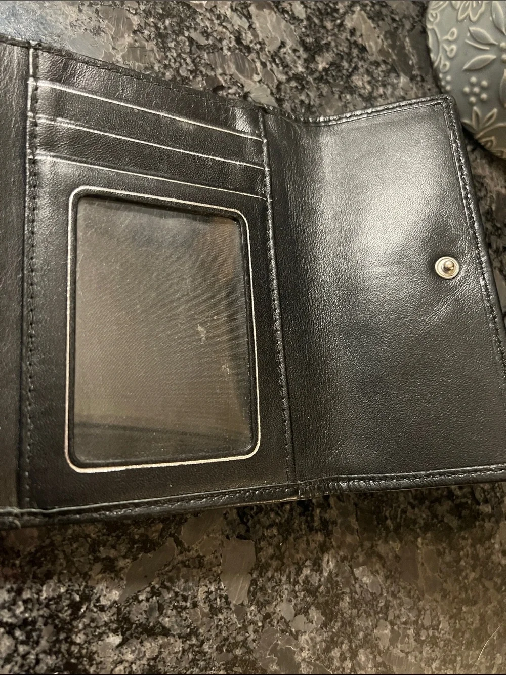 Coach trifold wallet
