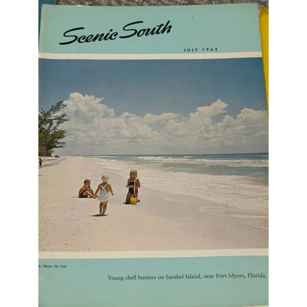 Vintage Scenic South Magazine Lot of 9 1952-1967 Southern Travel Florida Georgia