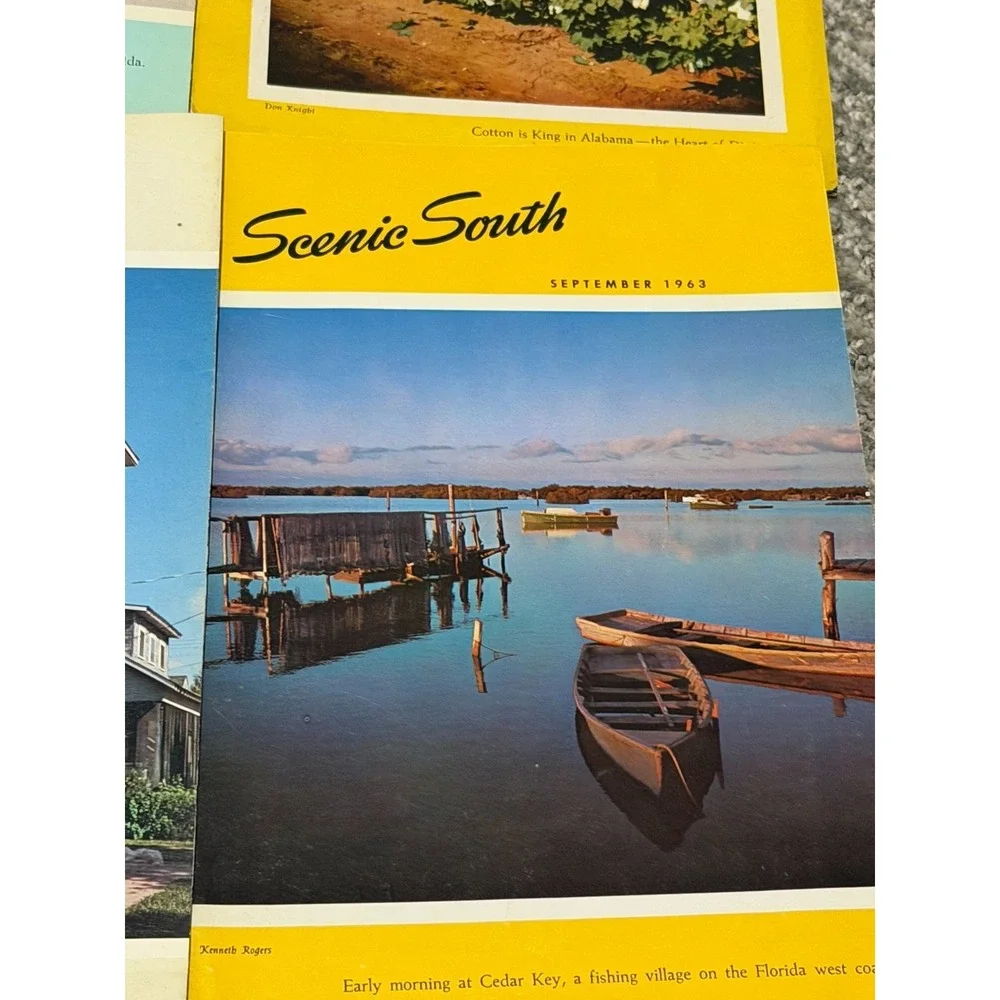 Vintage Scenic South Magazine Lot of 9 1952-1967 Southern Travel Florida Georgia