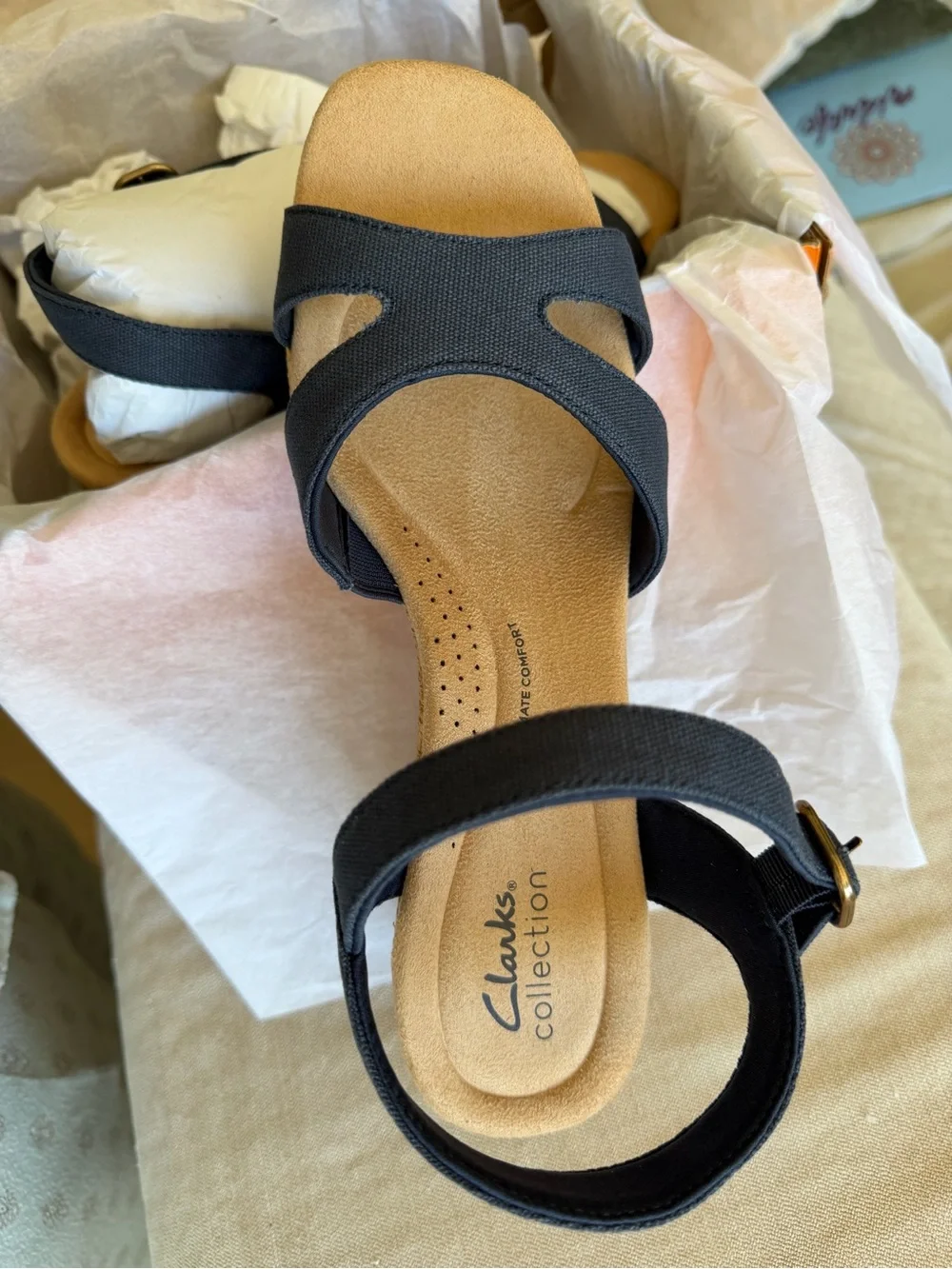 Clarks breathable navy