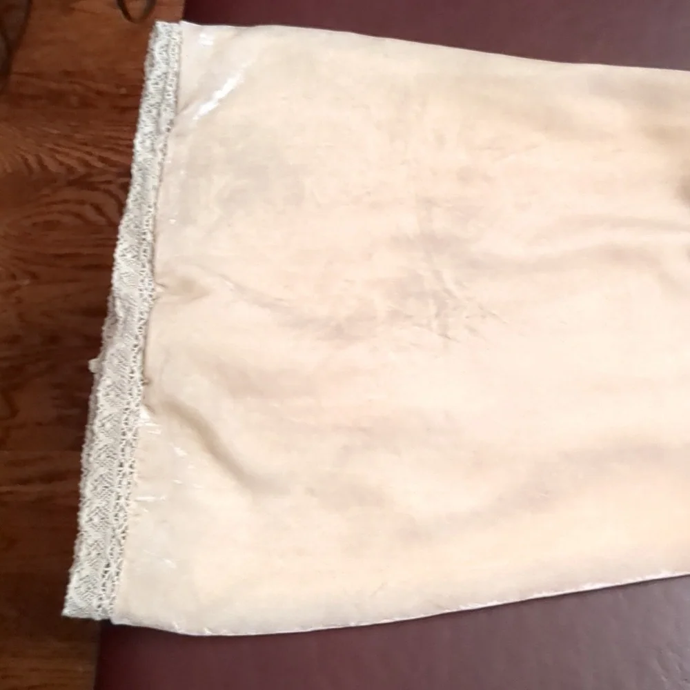 Free People cream velvet
