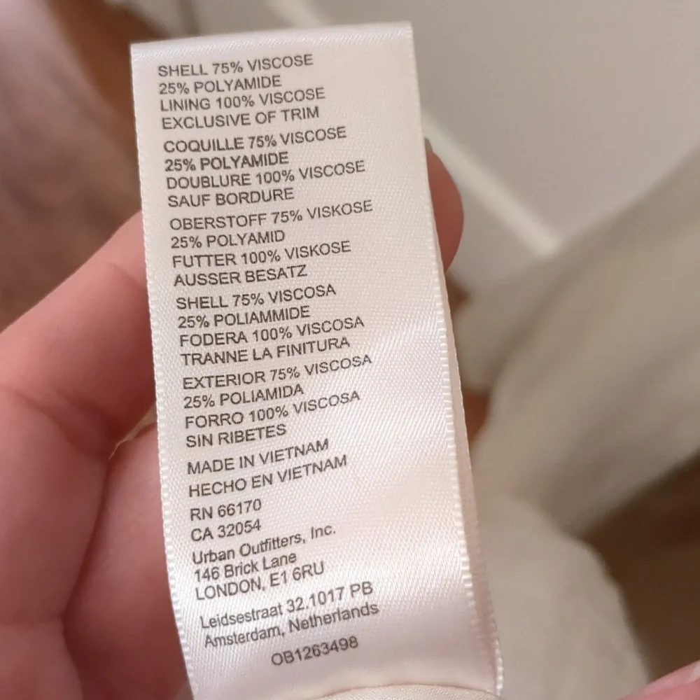 Free People cream velvet