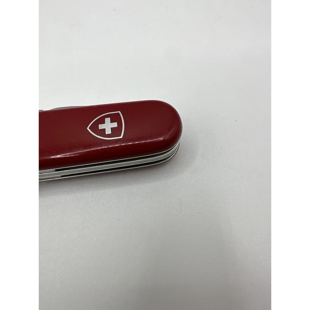VTG Swiss‎ Army Style Multi Tool Knife Red Schlatter Stainless Corkscrew Opener