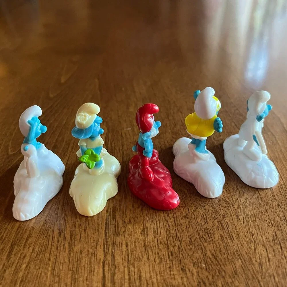 McDonalds smurfs figures