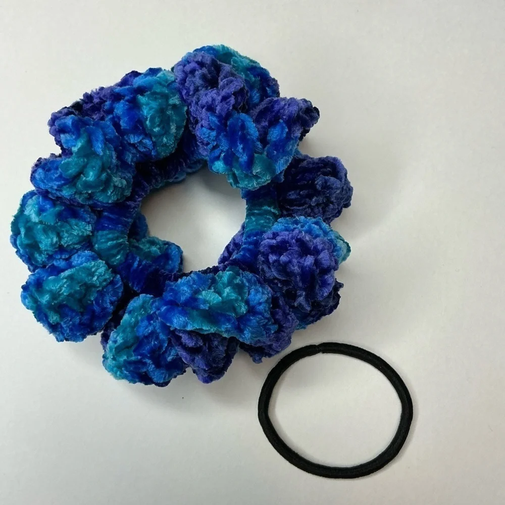 Hand Crafted crochet scrunchie