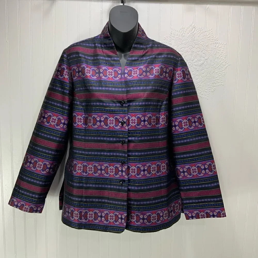 TALBOTS silk kimono jacket
