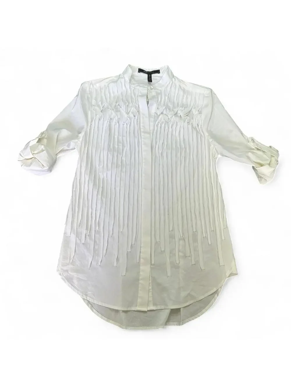 BCBGMAXAZRIA White Button-Down Blouse - Size XS
