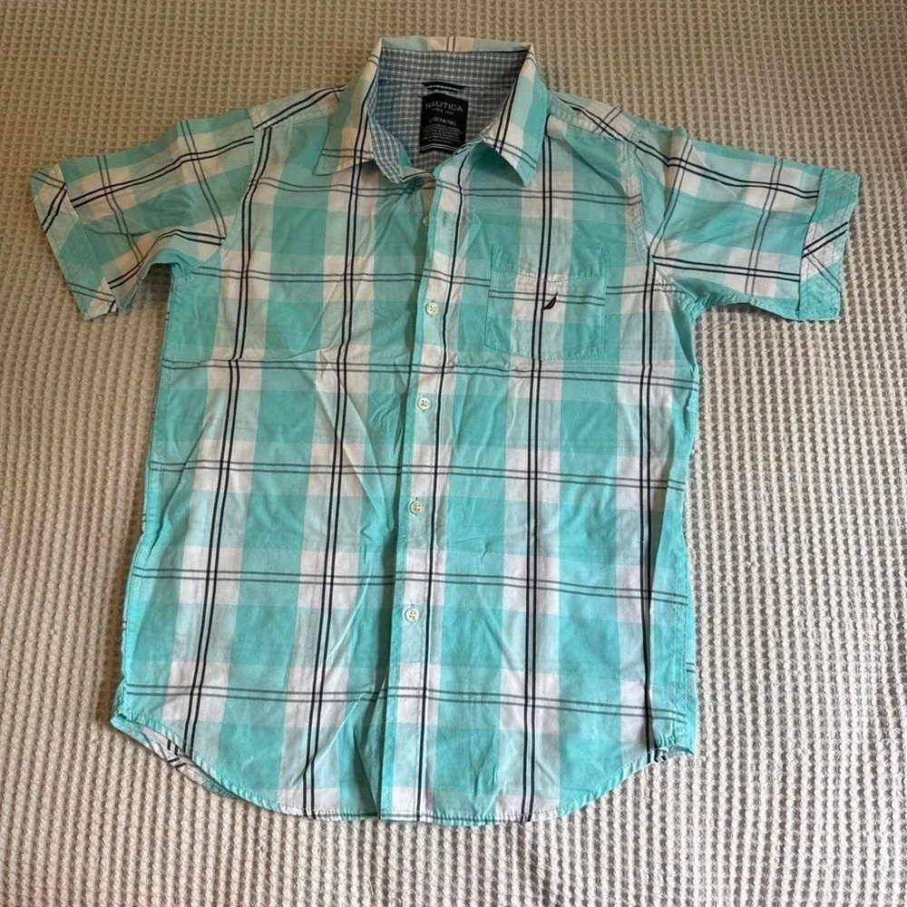Nautica plaid boys