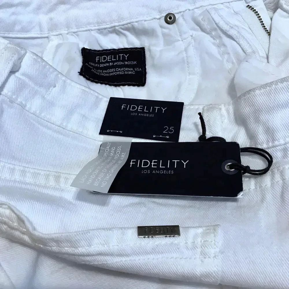 Fidelity Denim nwt white