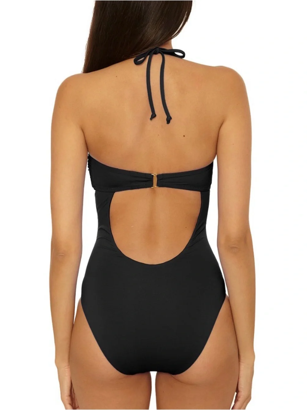 NWT - Becca Swimsuit with Gold Accent - Show Stopper!