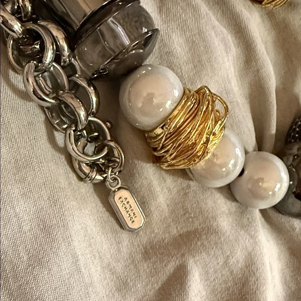 Armani Exchange statement necklace