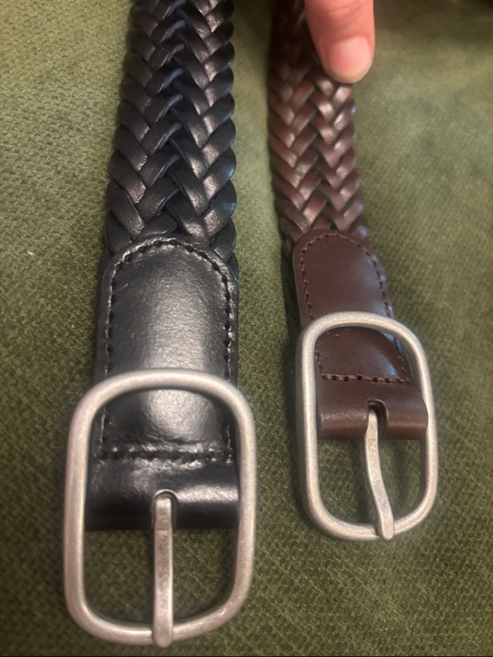 Lands End reversible belts