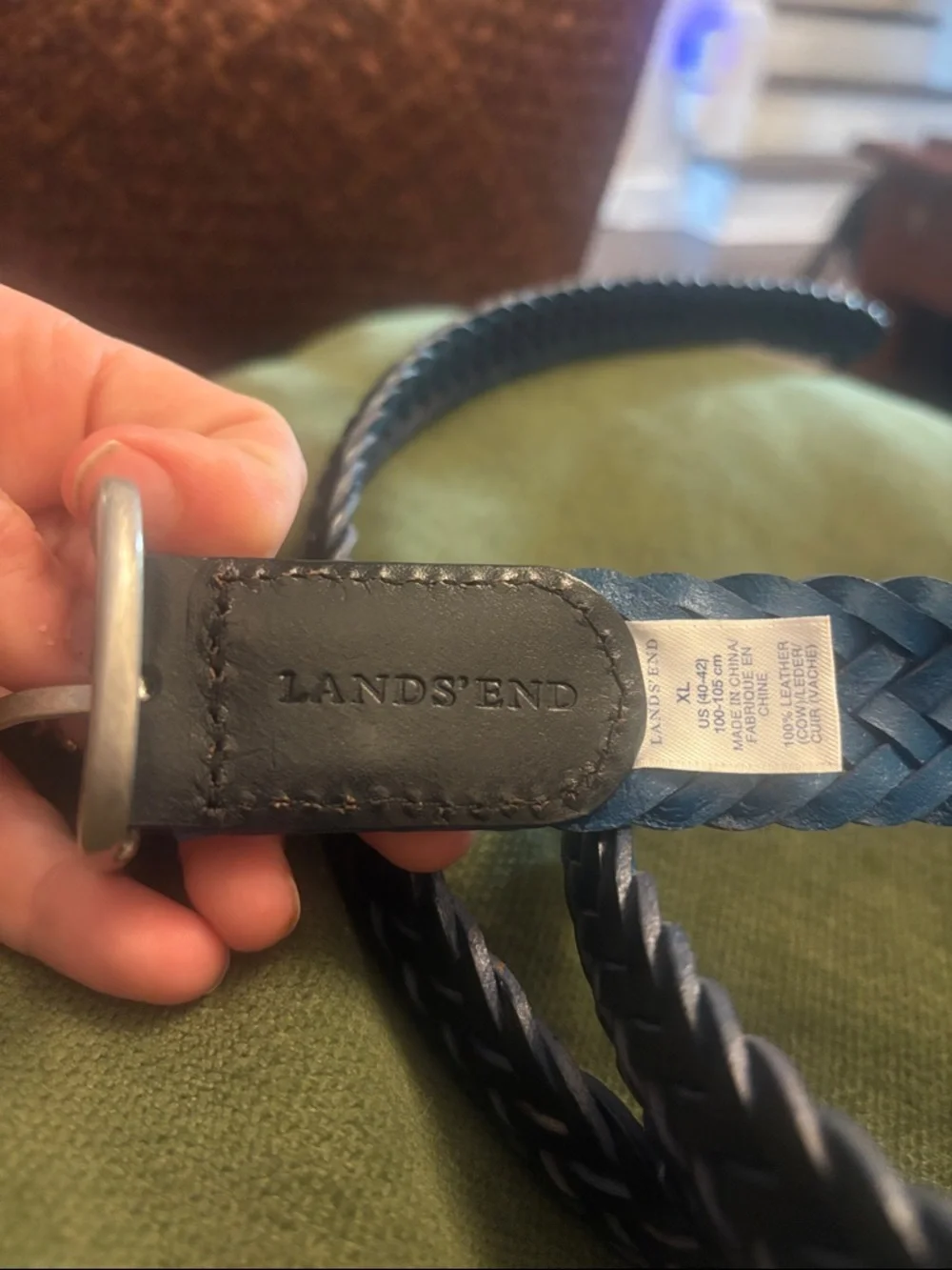 Lands End reversible belts