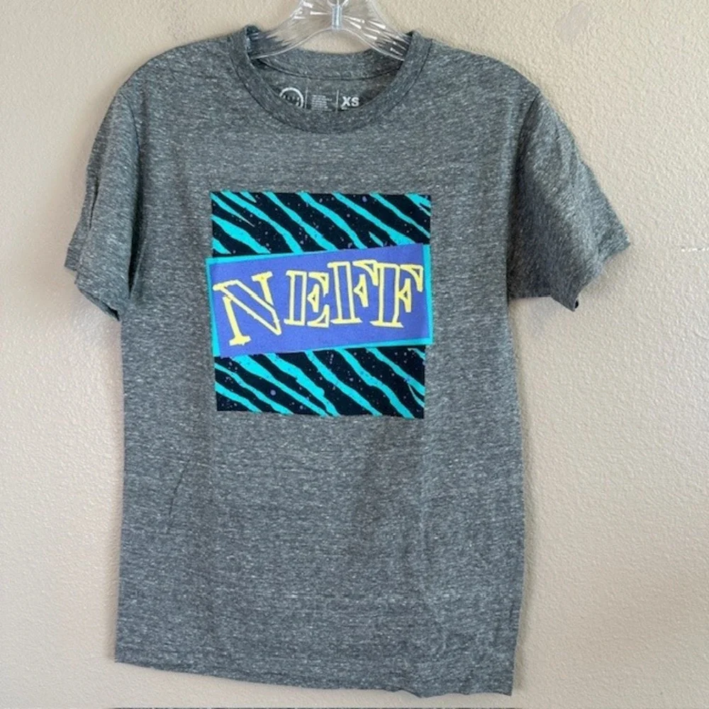 Neff Headwear Men's Heather Gray 100% Cotton T-shirt‎  XS NWOT