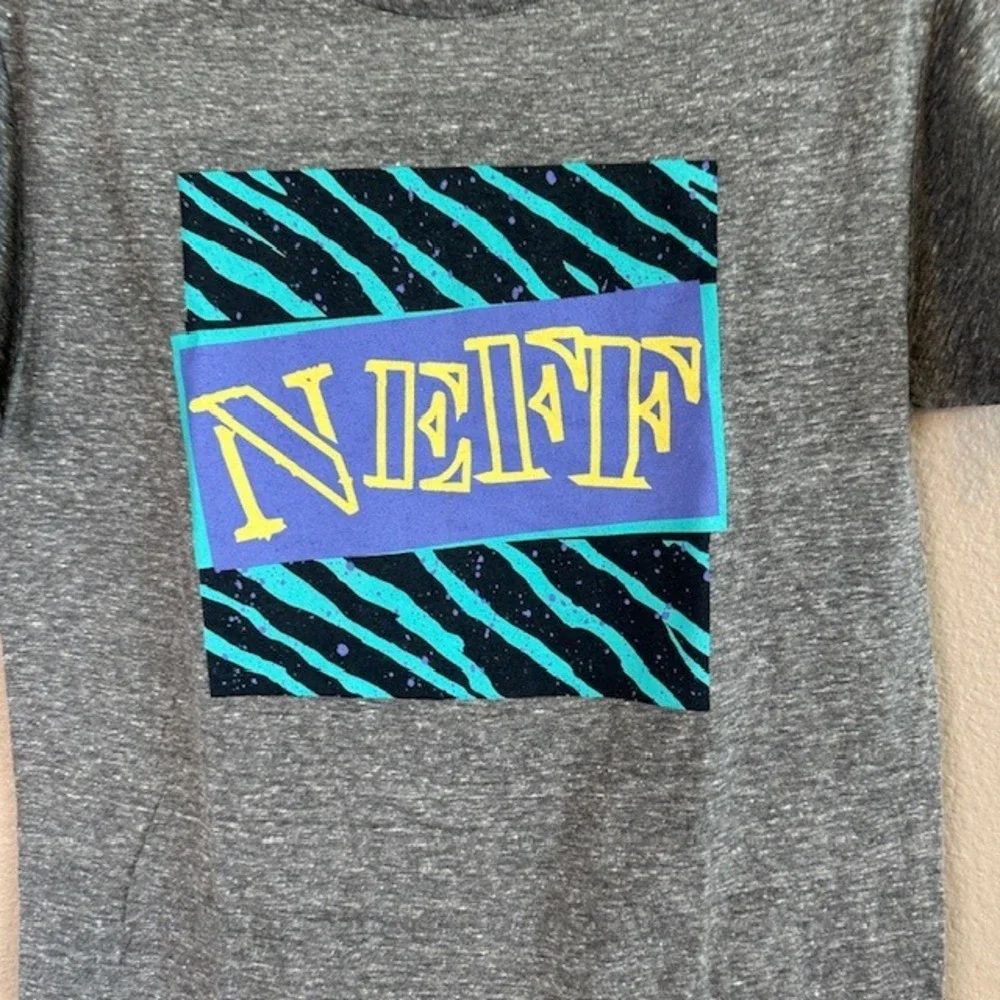 Neff Headwear Men's Heather Gray 100% Cotton T-shirt‎  XS NWOT