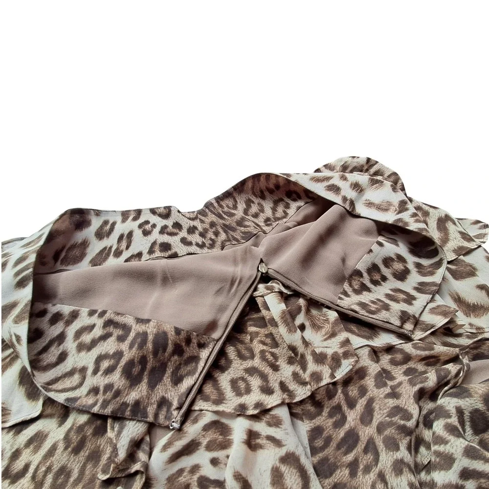 Talbots tiered ruffle