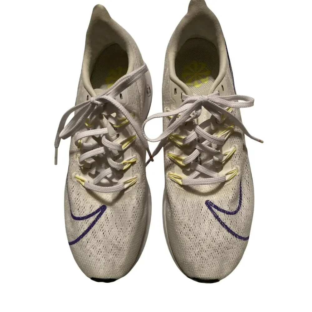 Womens Nike Zoom Pegasus Running Shoes Sz 10 Used White Mesh BV5740 101‎
