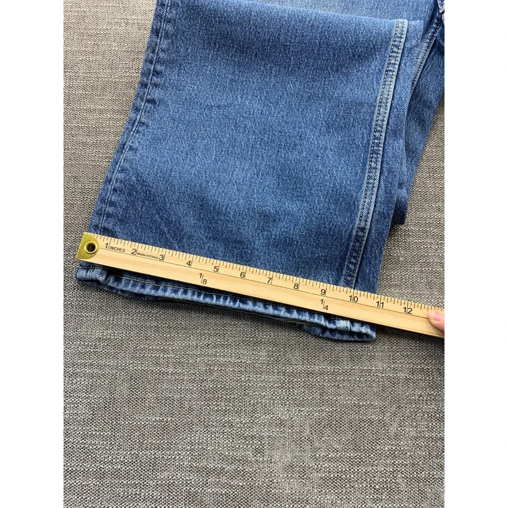 Old‎ Navy Bootcut Jeans Womens 10 Blue Whiskering Denim Medium Wash Mid Rise