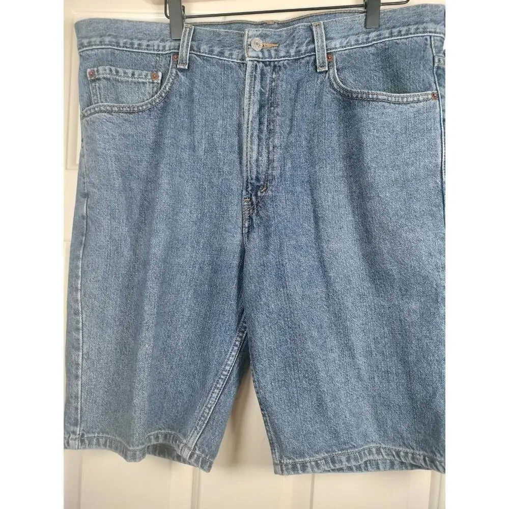Vintage Levi's 505 Regular Fit Denim Shorts Jorts Medium‎ Wash Men's 36 x 10