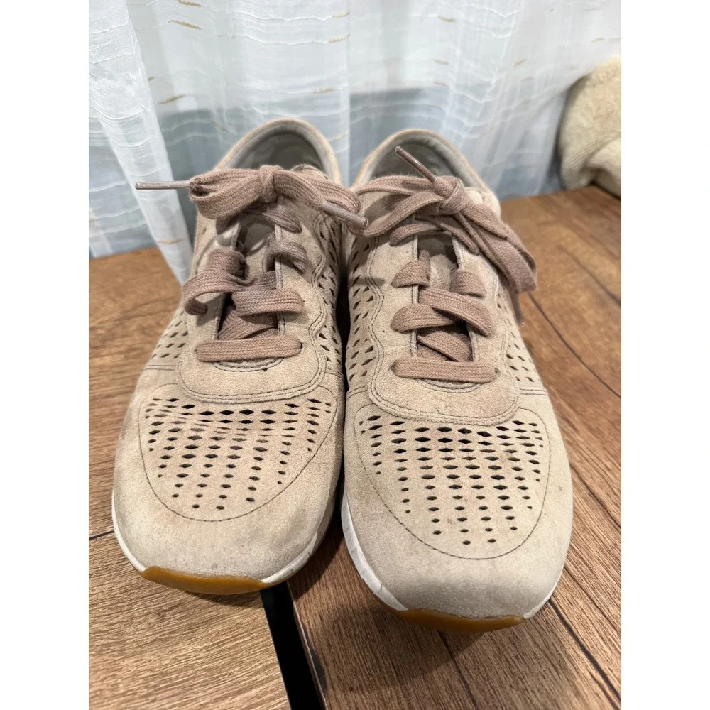 Dansko perforated suede