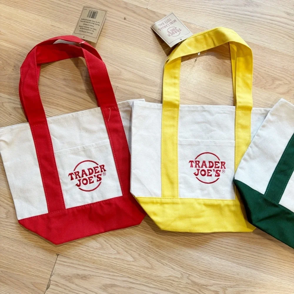 Trader Joe’s Four Mini‎ Canvas Totes