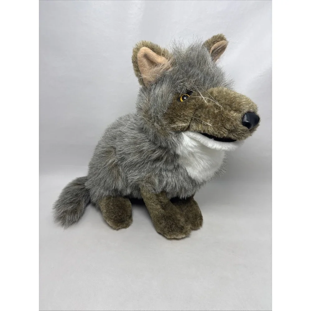 Folkmanis Folktails Coyote Hand Puppet‎ Full Body Plush 16