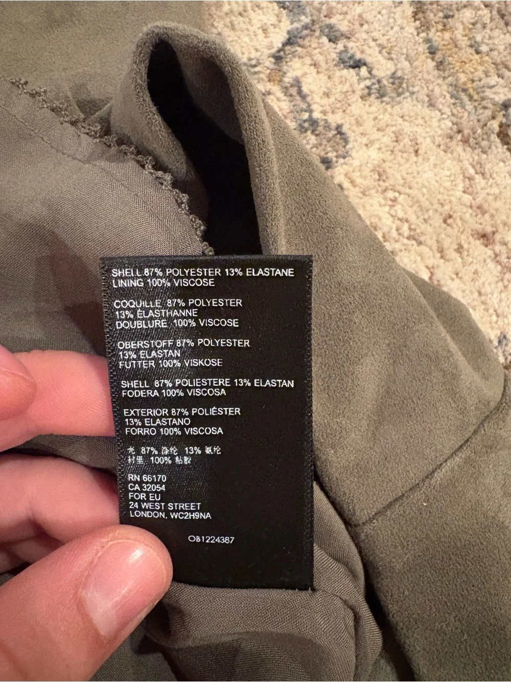 Anthropologie 'Montie' Velvet Skirt in Olive/Green Size 8 EUC Womens