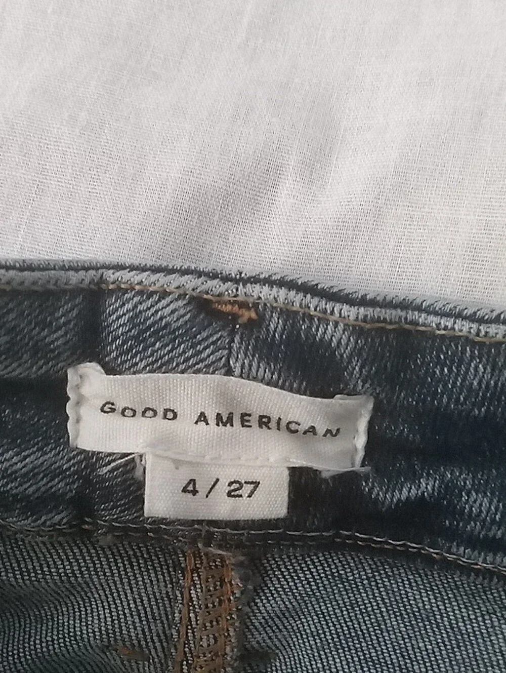 Good American Washed Blue Boot-Cut Jeans Size 4/27