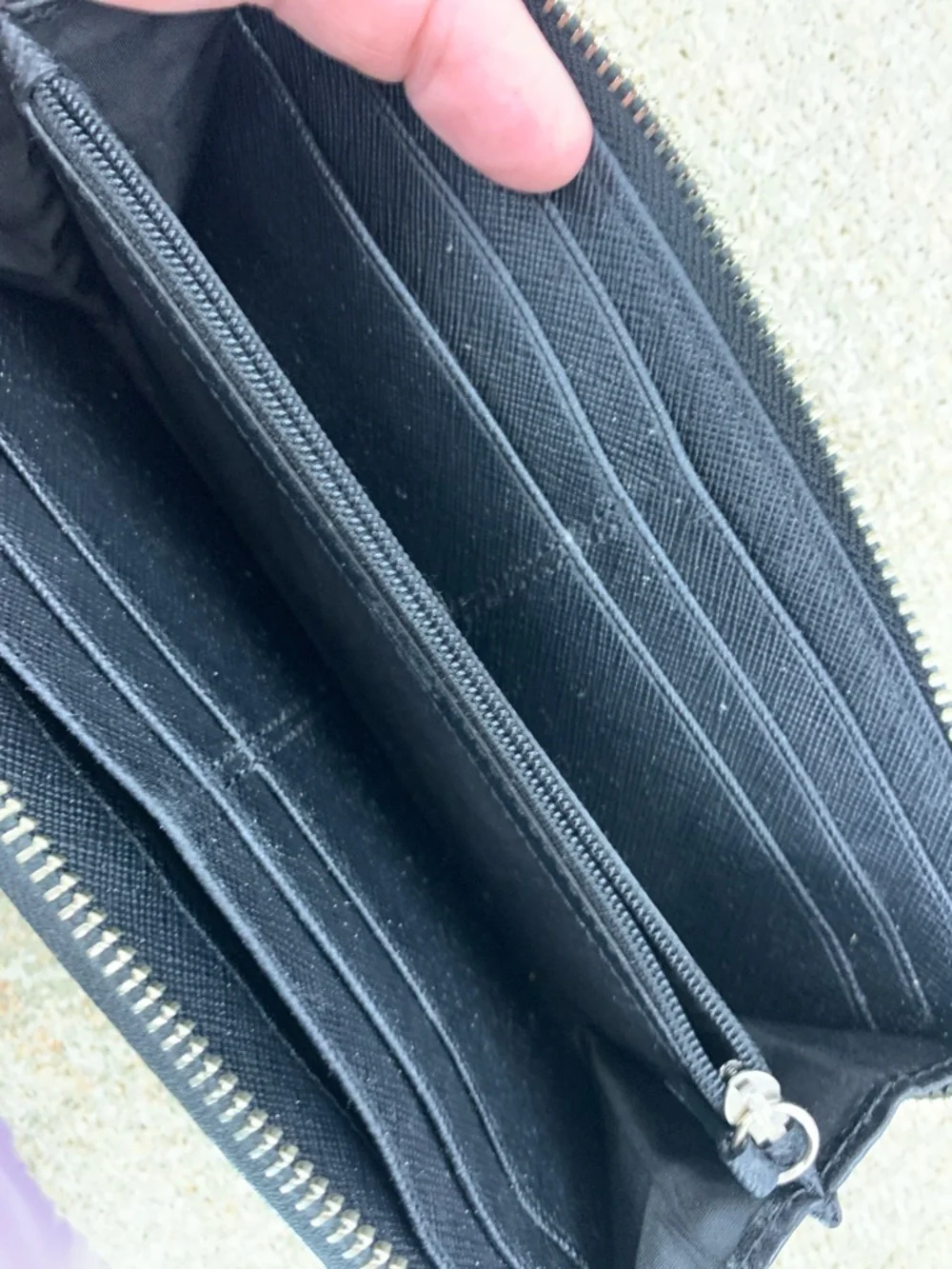 Coach sleek zip
