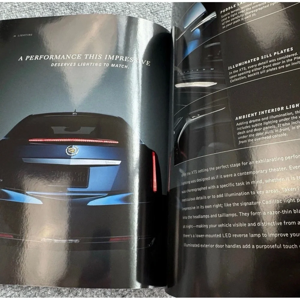2013 All-New Cadillac XTS‎ Sales Brochure Luxury Sedan Catalog Portfolio