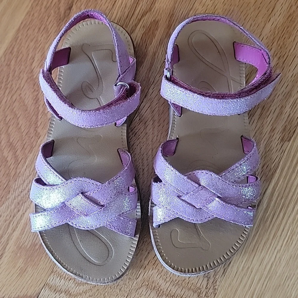 Joules glitter pink