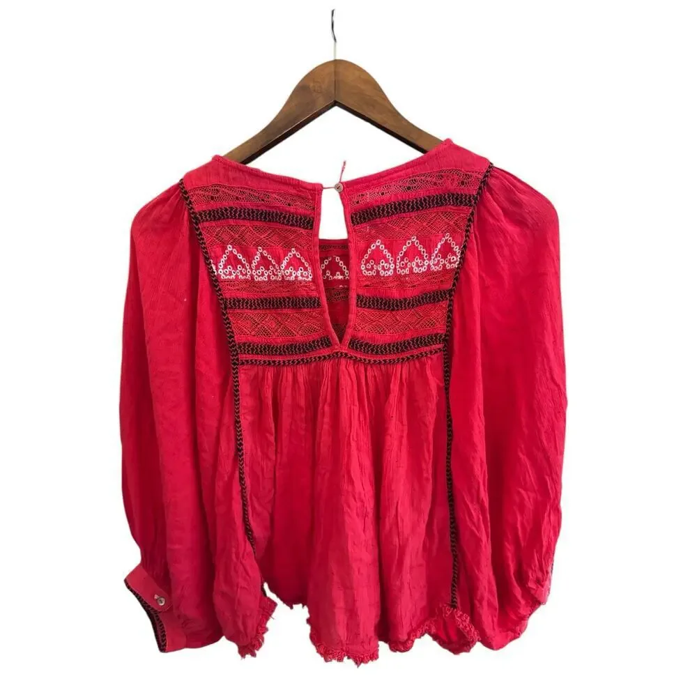 Free People embroidered fabric women’s