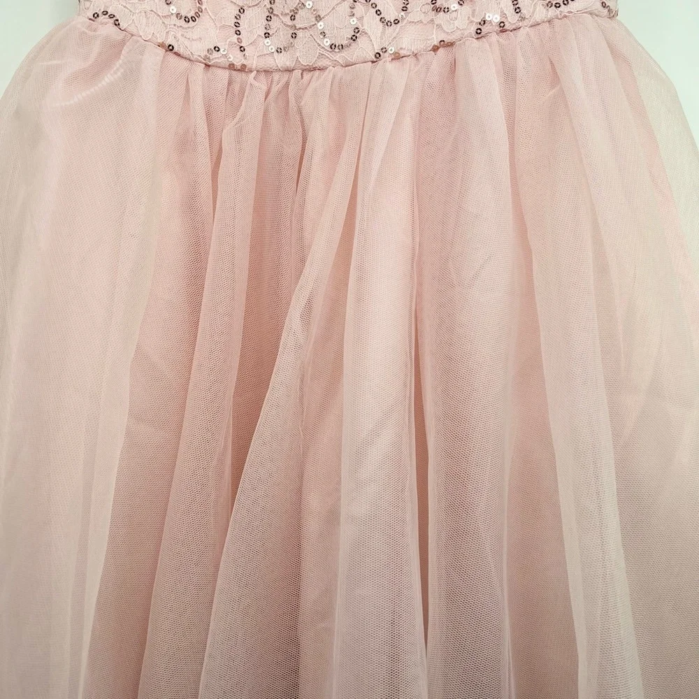 Girls' Flutter Sleeve Dress - Cat & Jack  Blush Pink
